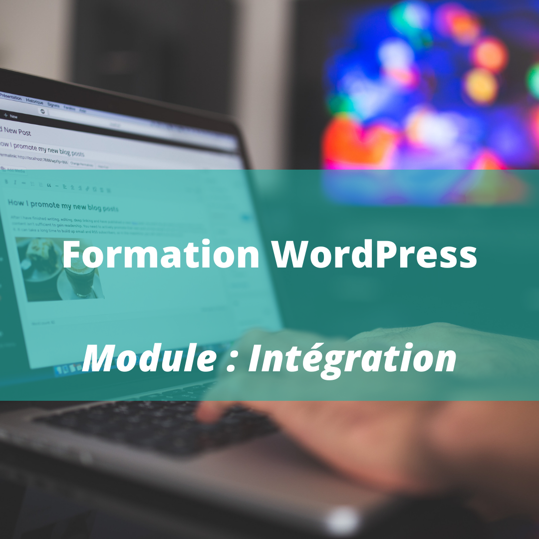 creer un site wordpress module intégration